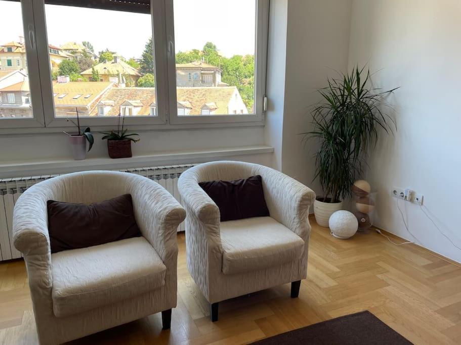 Spacious 3Br/2Bt Apartment With A/C In City Center Zagreb Bagian luar foto